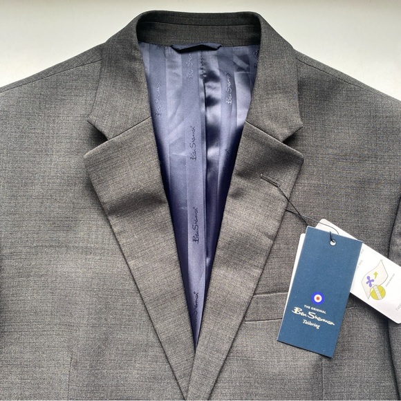 BEN SHERMAN TAILORING Nanotex Stretch Men’s Jacket Size 40S - Picture 4 of 16